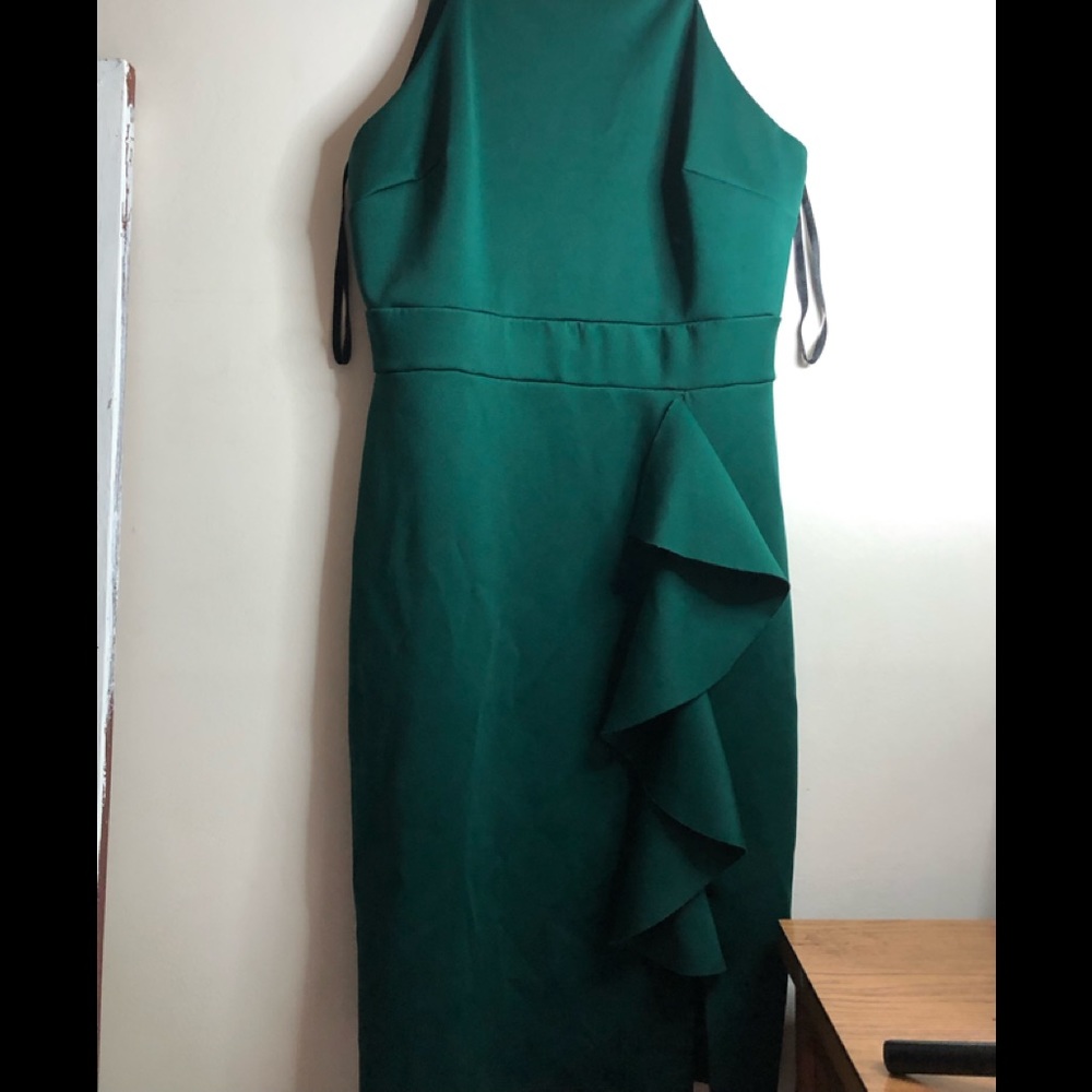 Green women’s dress